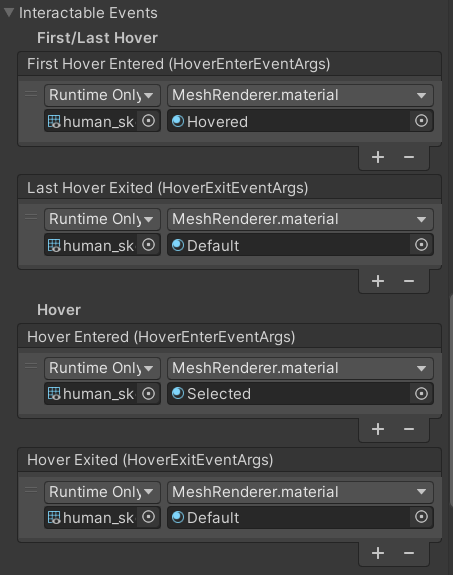 Selection and Highligting settings